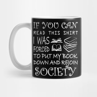 If You Can Read This Book Lovers Mug